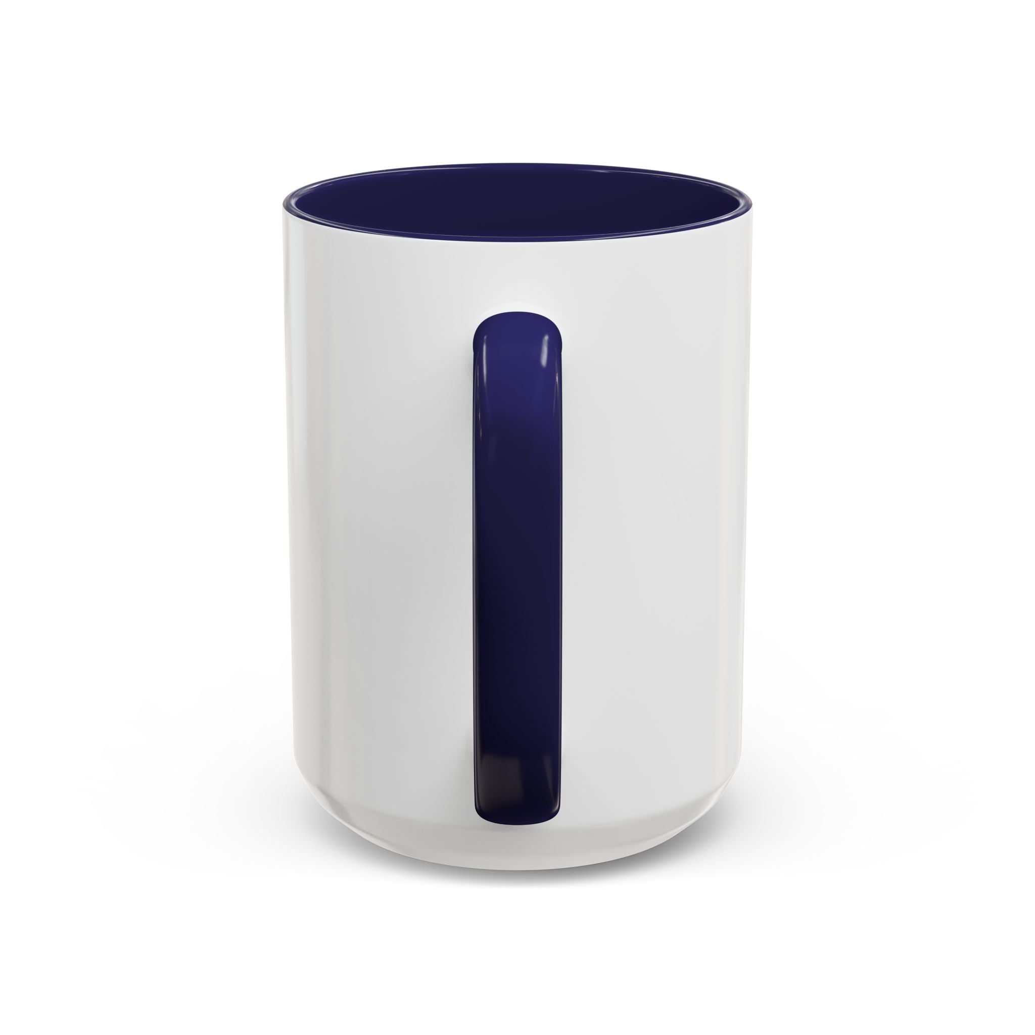 Think 4 Urself Accent Coffee Mug — Motivational Black & White Ceramic Mug