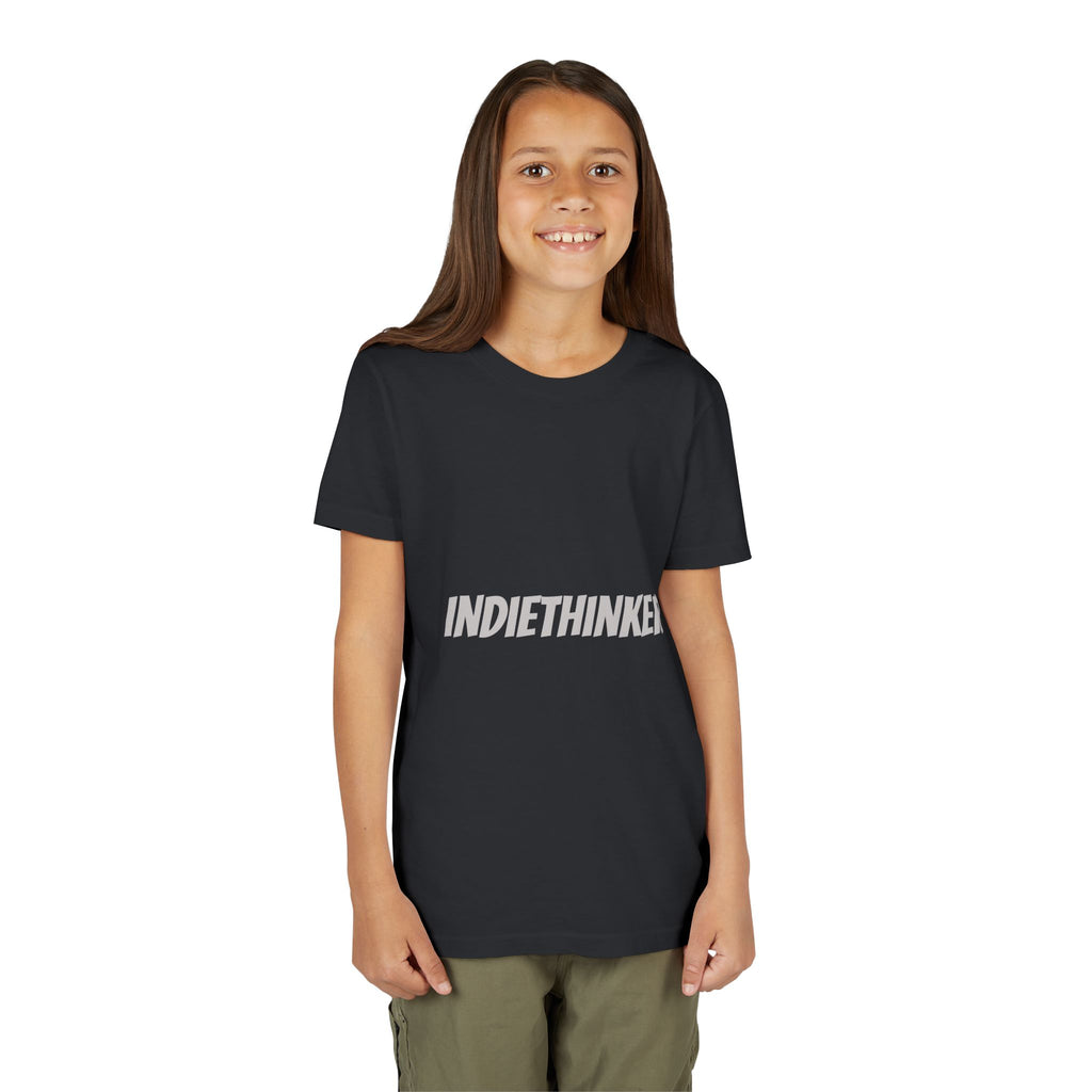 Youth Tee - "IndieThinker" Graphic Tee with "Think 4 Urself" Back Design