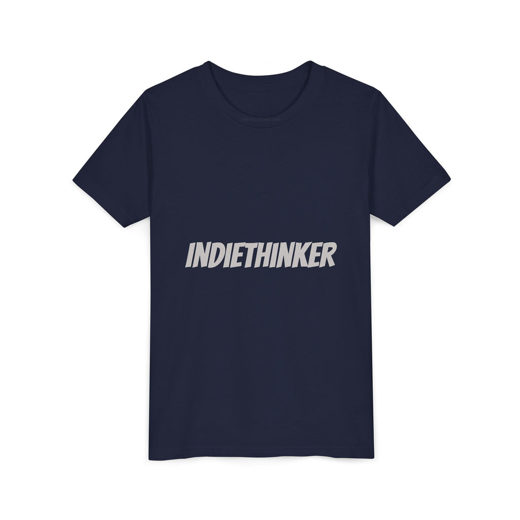 Youth Tee - "IndieThinker" Graphic Tee with "Think 4 Urself" Back Design