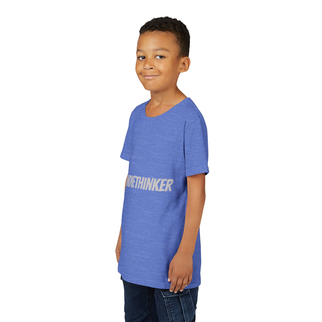 Youth Tee - "IndieThinker" Graphic Tee with "Think 4 Urself" Back Design