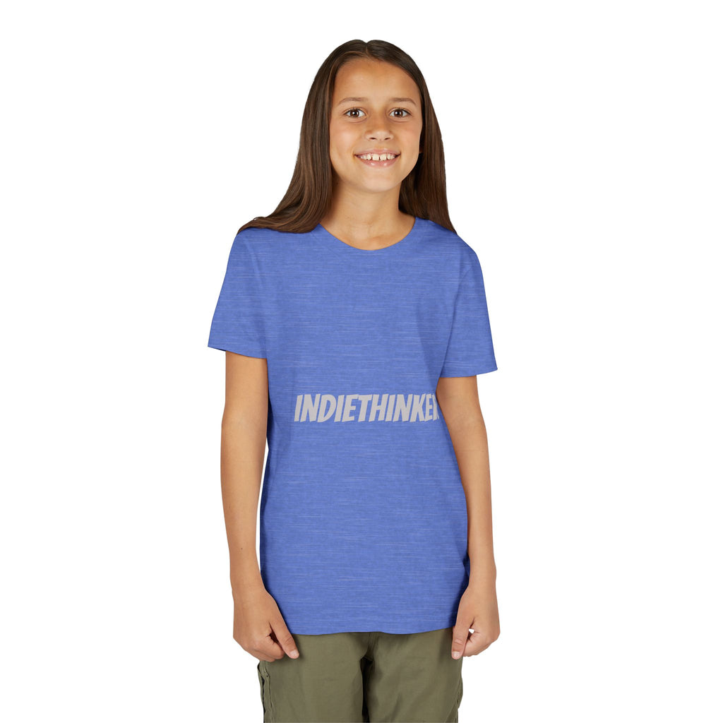 Youth Tee - "IndieThinker" Graphic Tee with "Think 4 Urself" Back Design