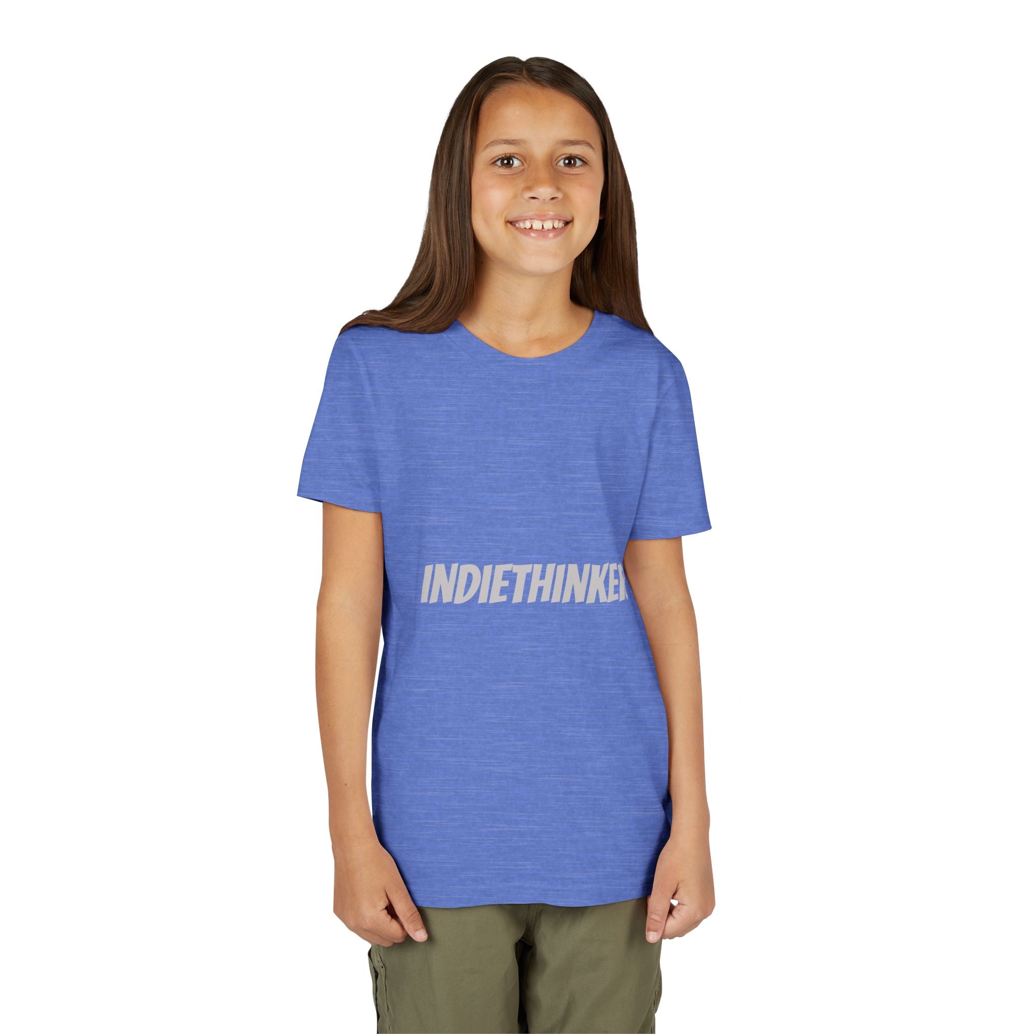 Youth Tee - "IndieThinker" Graphic Tee with "Think 4 Urself" Back Design