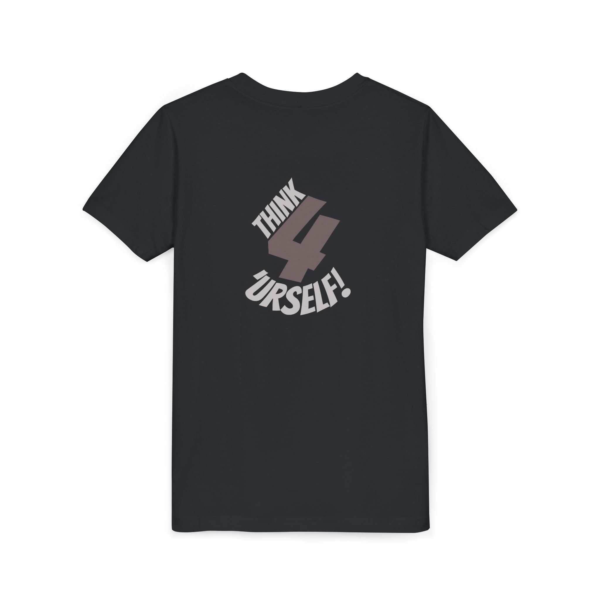Youth Tee - "IndieThinker" Graphic Tee with "Think 4 Urself" Back Design