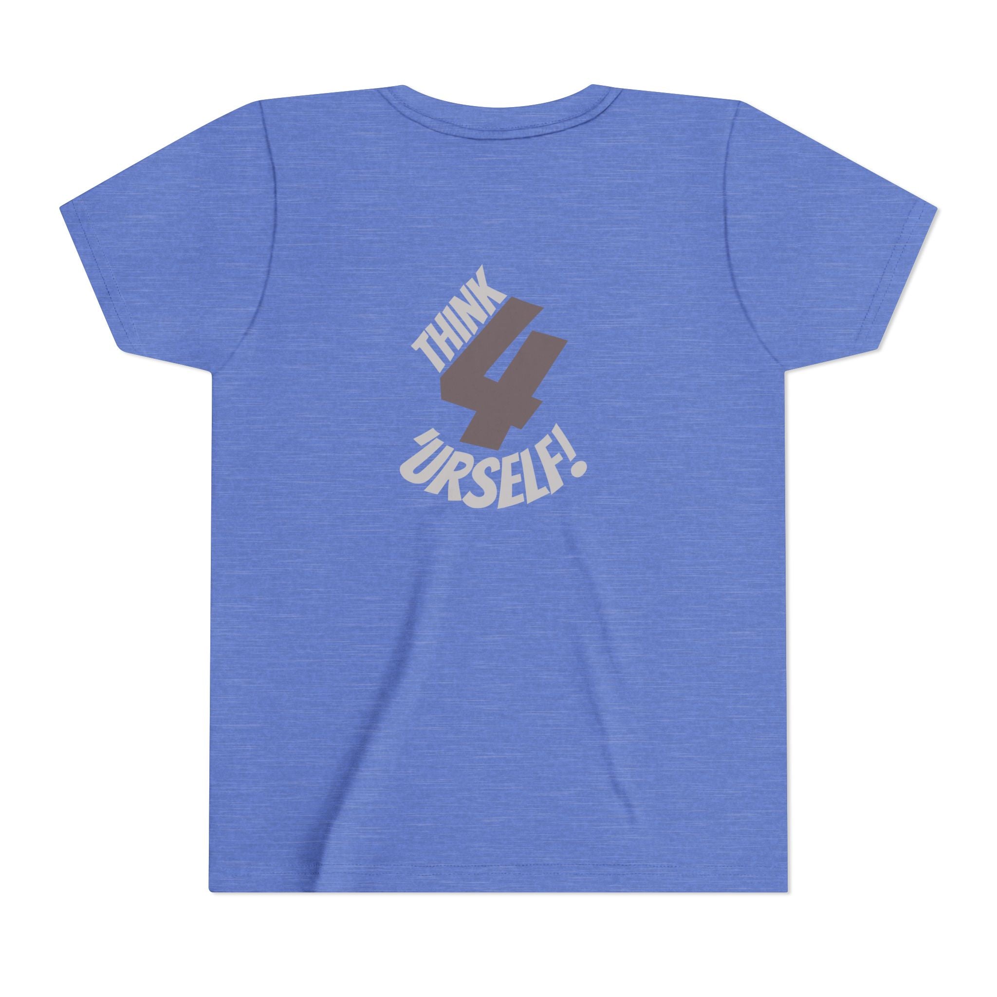Youth Tee - "IndieThinker" Graphic Tee with "Think 4 Urself" Back Design
