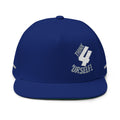 Expression of Calmness Flat Bill Cap — Embroidered "Think 4 'Urself!" Snapback