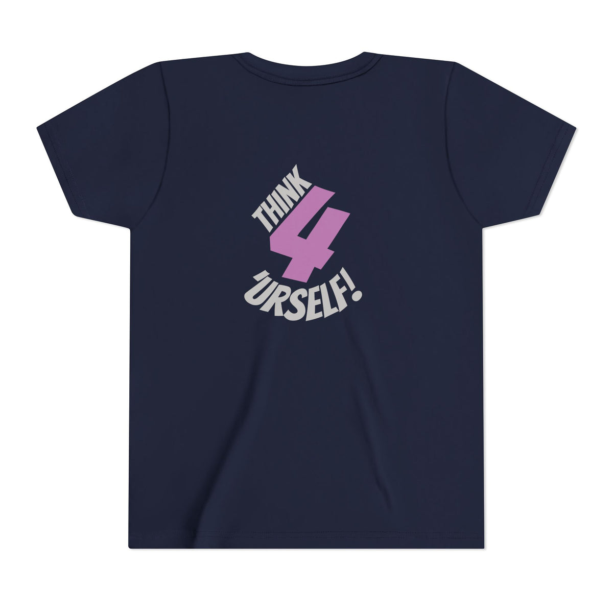 Youth Tee - "IndieThinker" Graphic Tee with "Think 4 Urself" Back Design