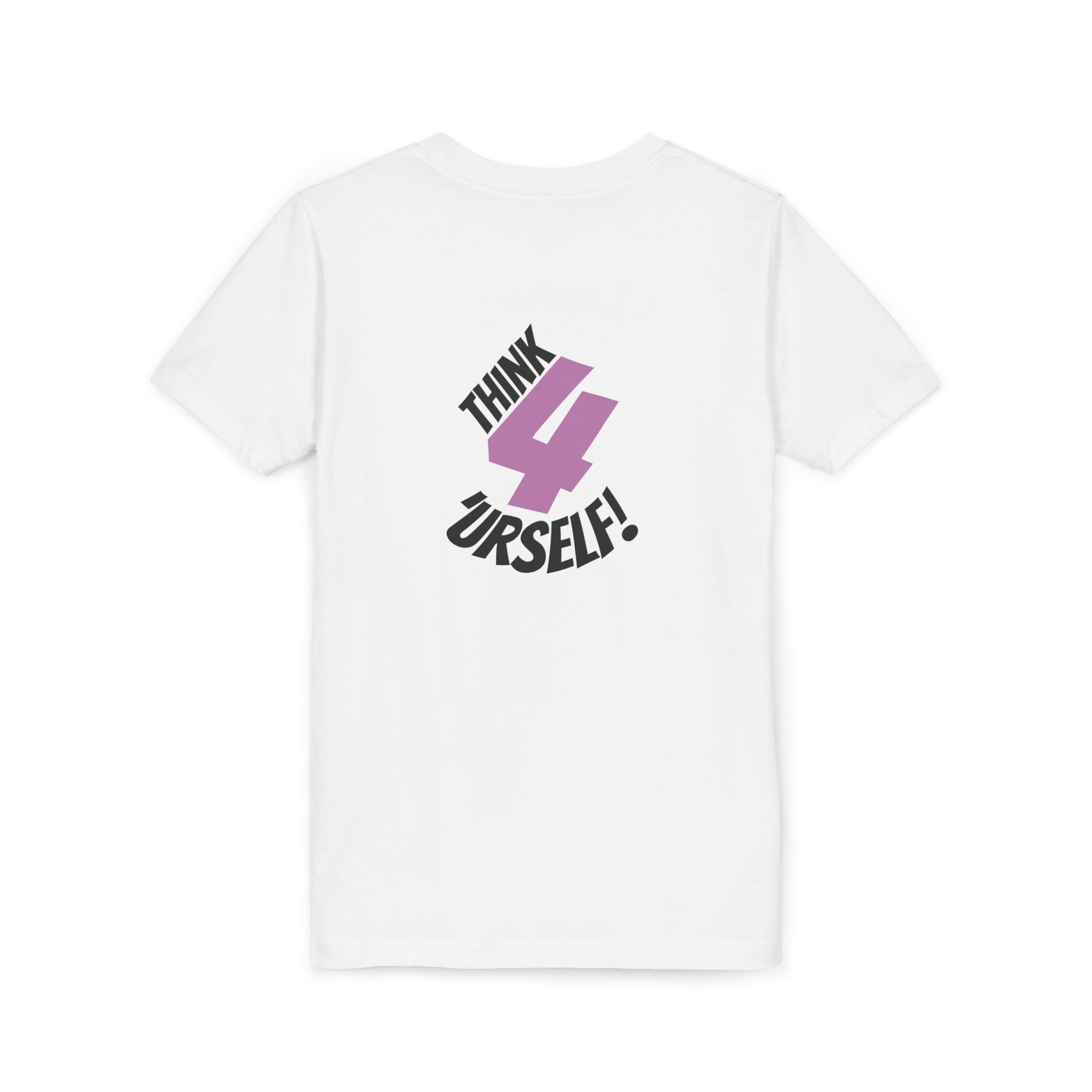 Youth Tee - "IndieThinker" Graphic Tee with "Think 4 Urself" Back Design