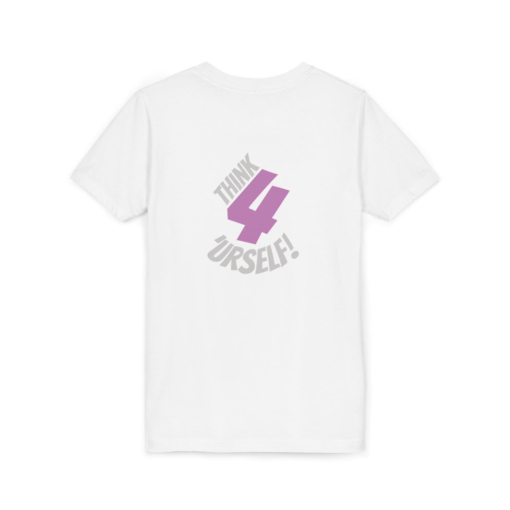 Youth Tee - "IndieThinker" Graphic Tee with "Think 4 Urself" Back Design