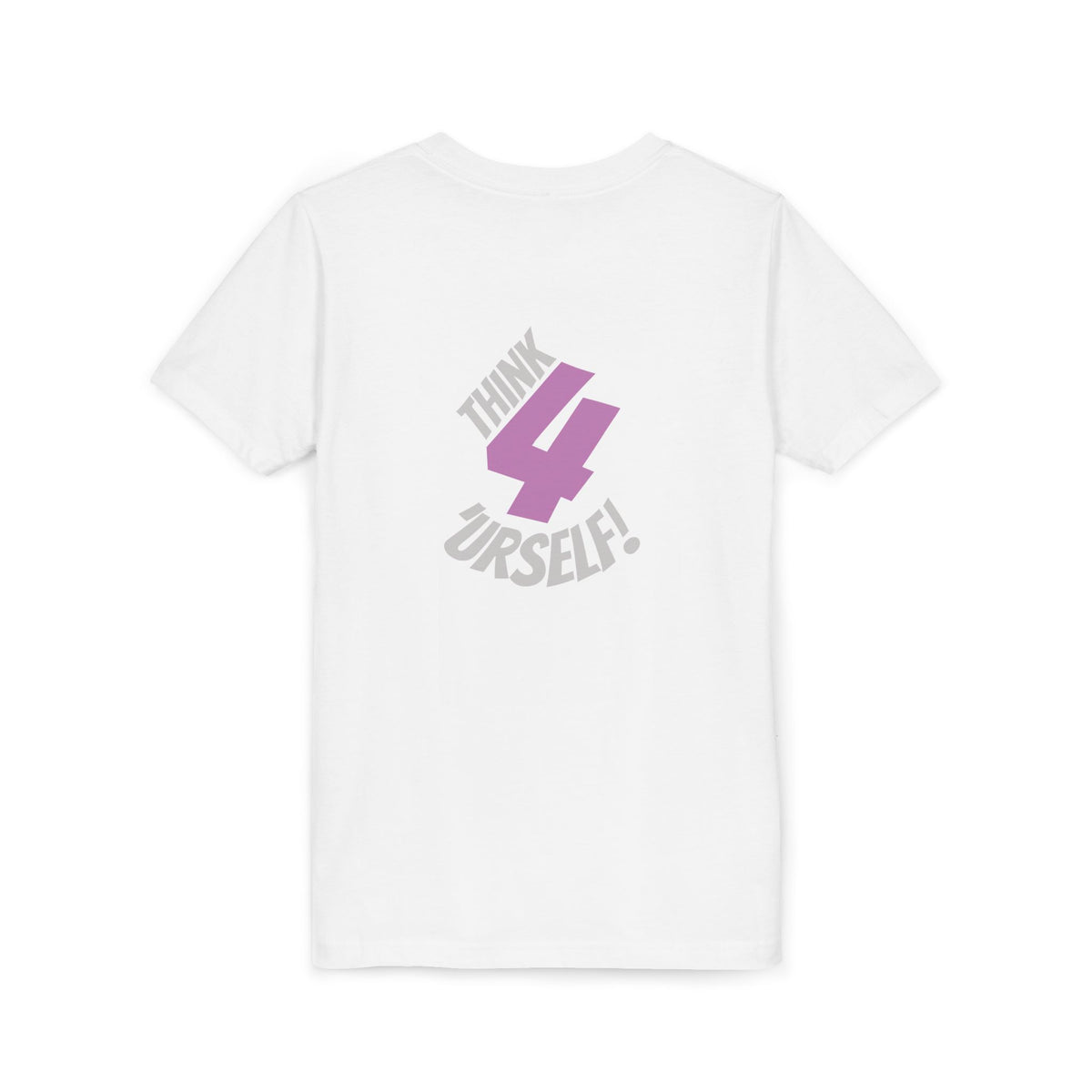 Youth Tee - "IndieThinker" Graphic Tee with "Think 4 Urself" Back Design