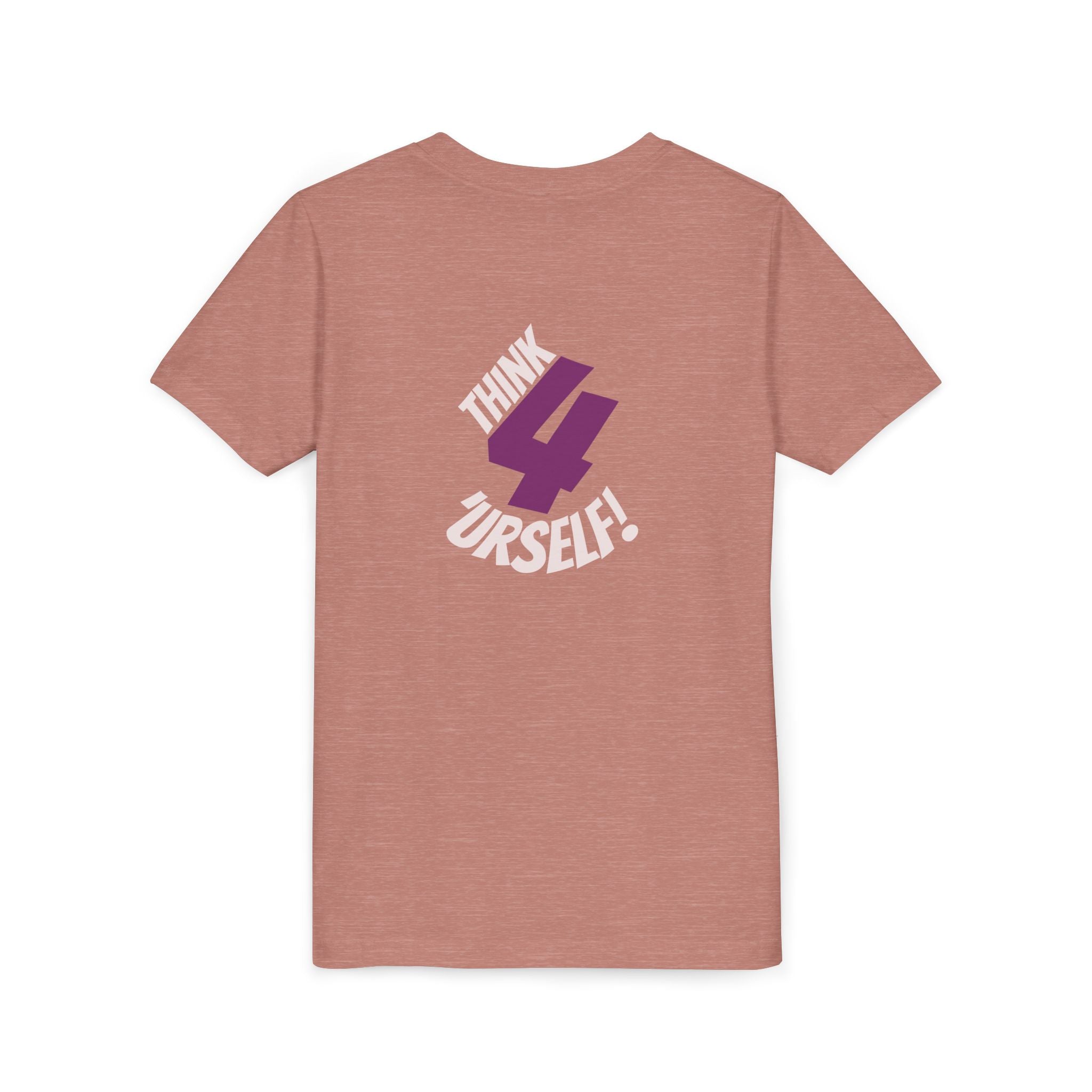 Youth Tee - "IndieThinker" Graphic Tee with "Think 4 Urself" Back Design