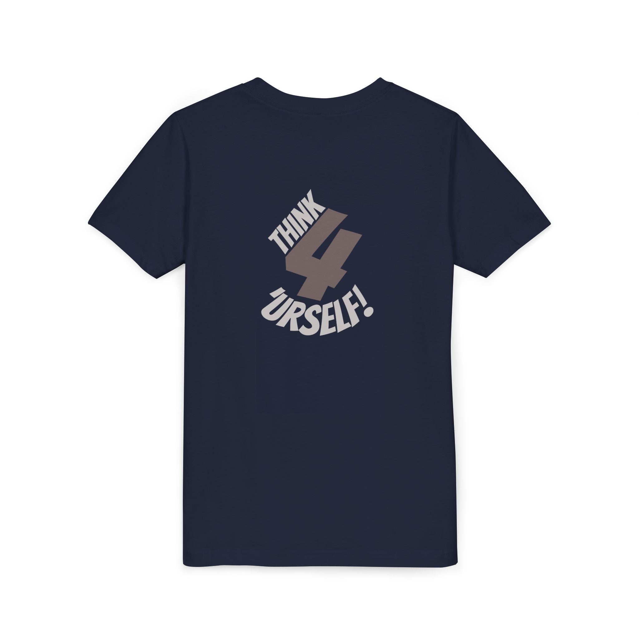 Youth Tee - "IndieThinker" Graphic Tee with "Think 4 Urself" Back Design