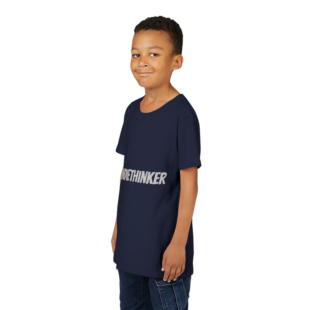 Youth Tee - "IndieThinker" Graphic Tee with "Think 4 Urself" Back Design