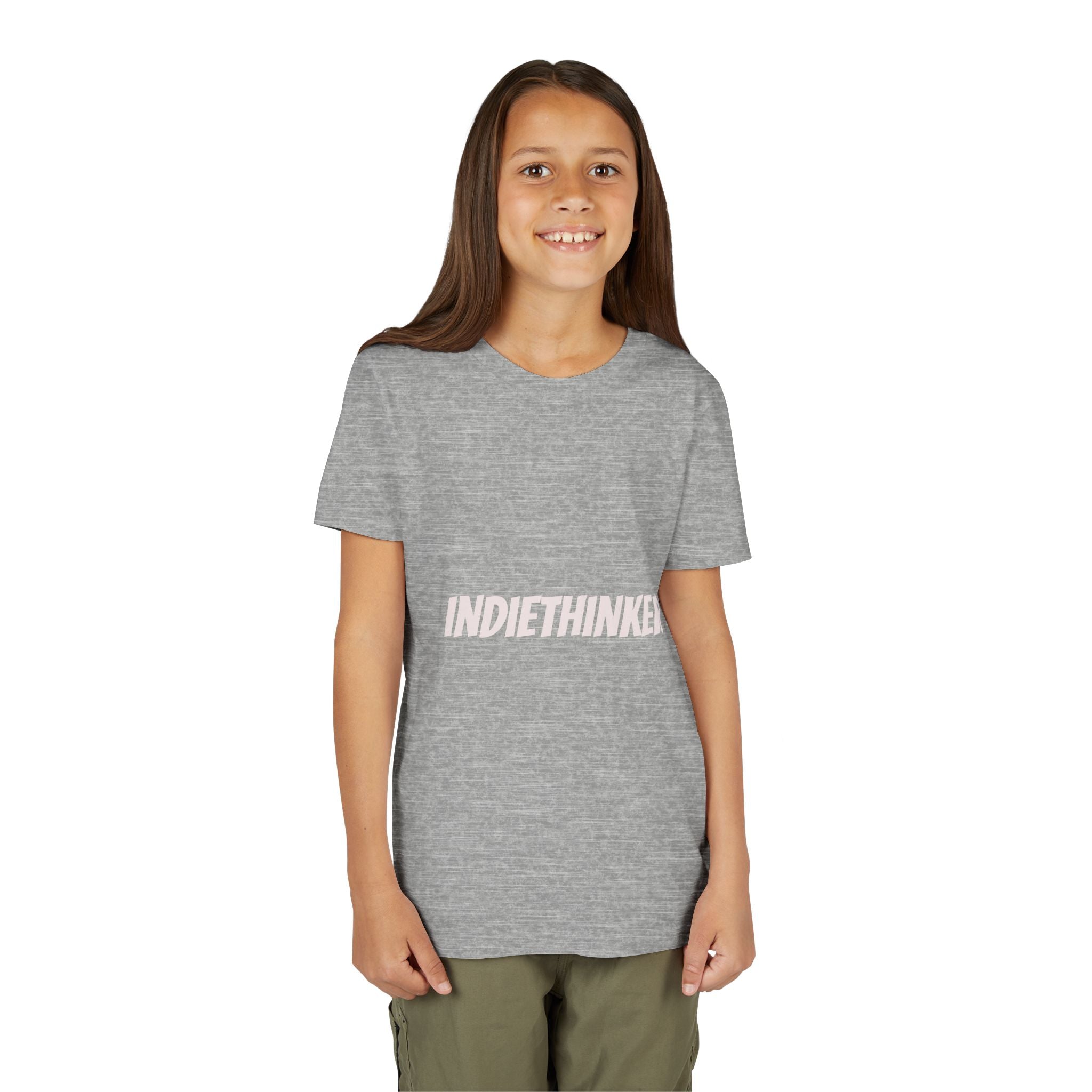 Youth Tee - "IndieThinker" Graphic Tee with "Think 4 Urself" Back Design