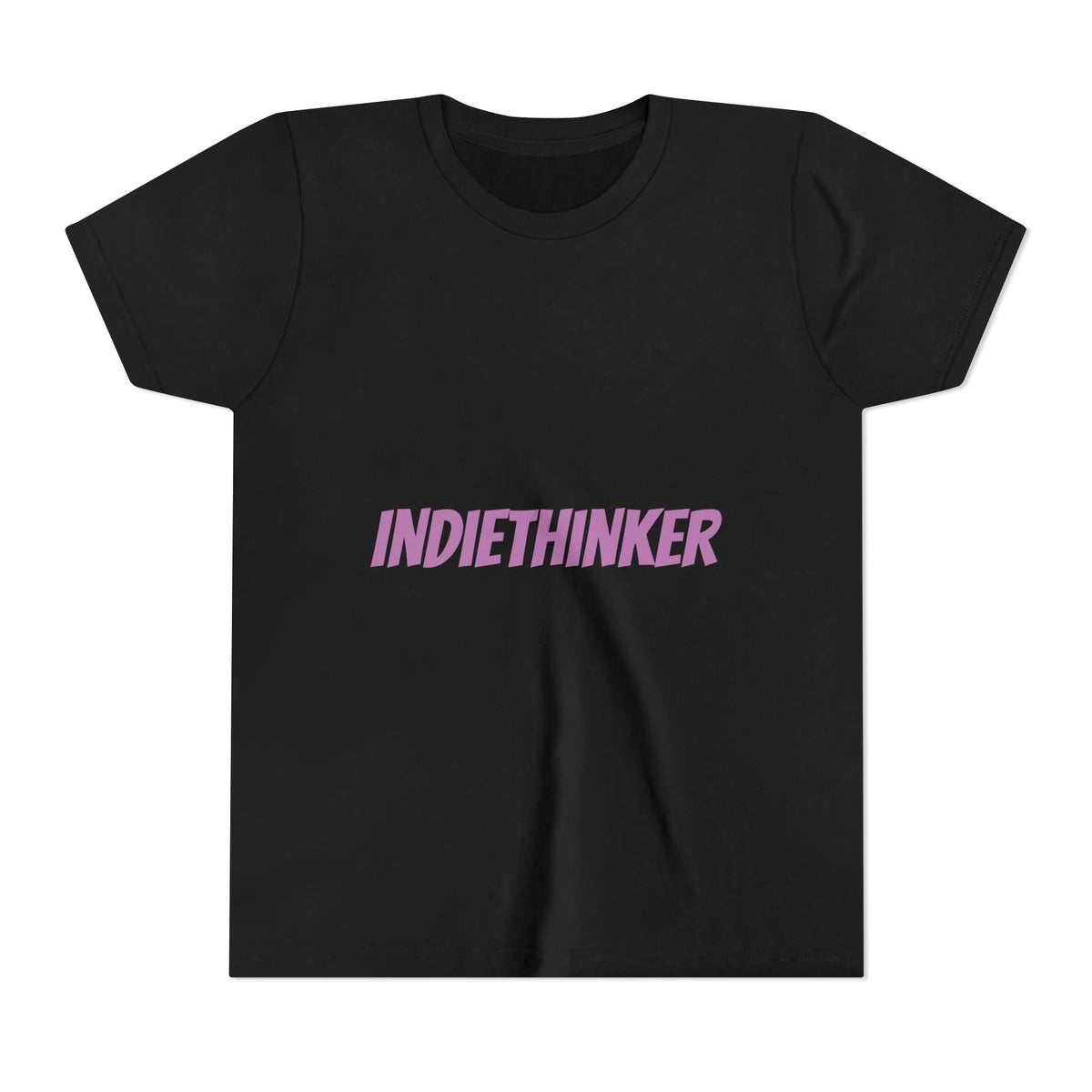 Youth Tee - "IndieThinker" Graphic Tee with "Think 4 Urself" Back Design