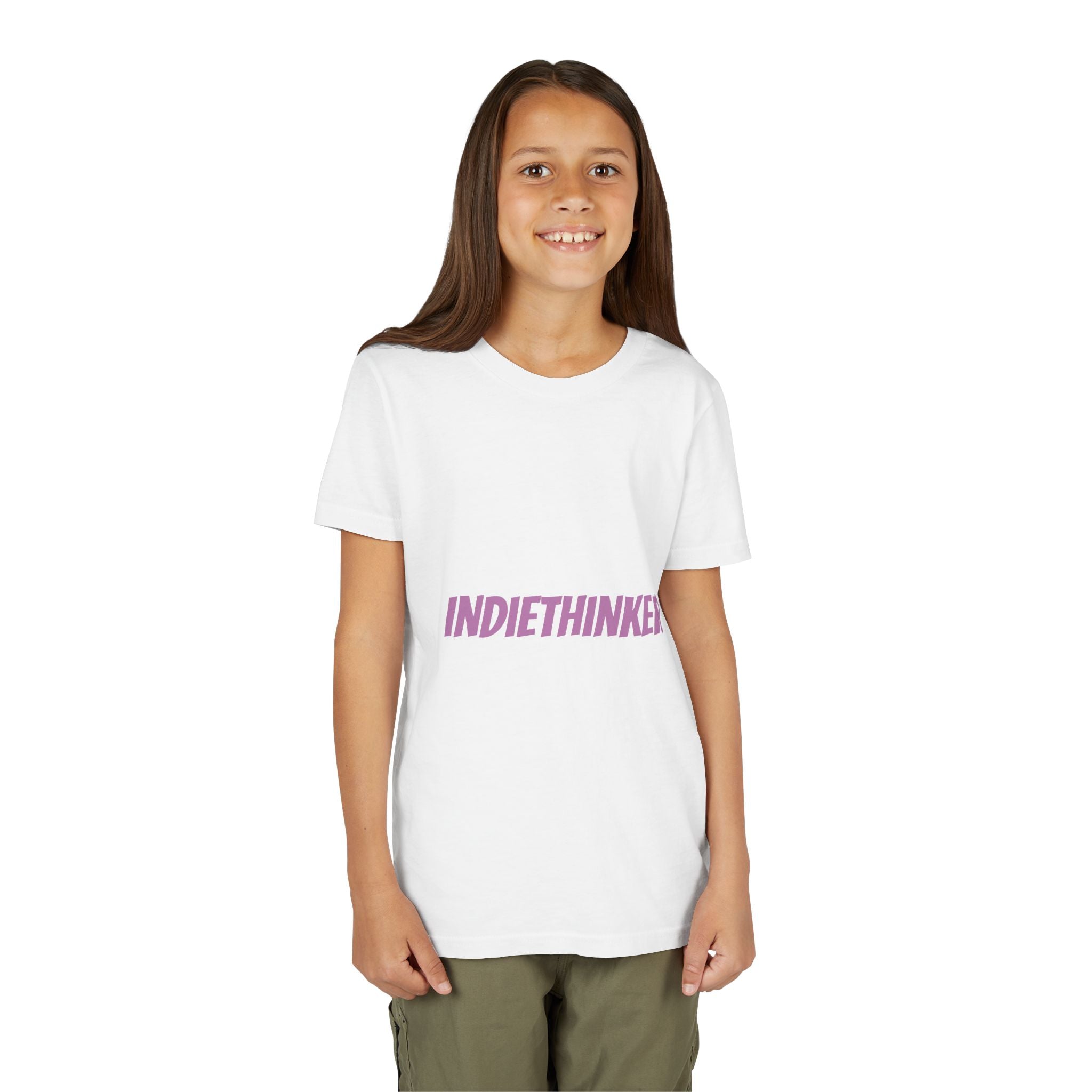 Youth Tee - "IndieThinker" Graphic Tee with "Think 4 Urself" Back Design