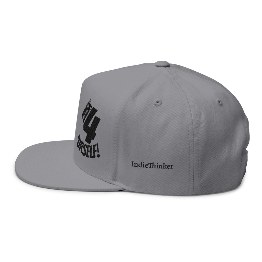 Embroidered "Think 4 'Urself!" Snapback