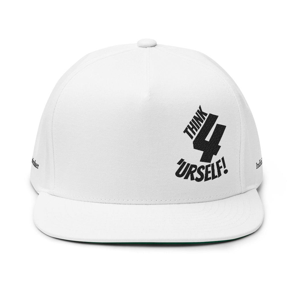 Embroidered "Think 4 'Urself!" Snapback