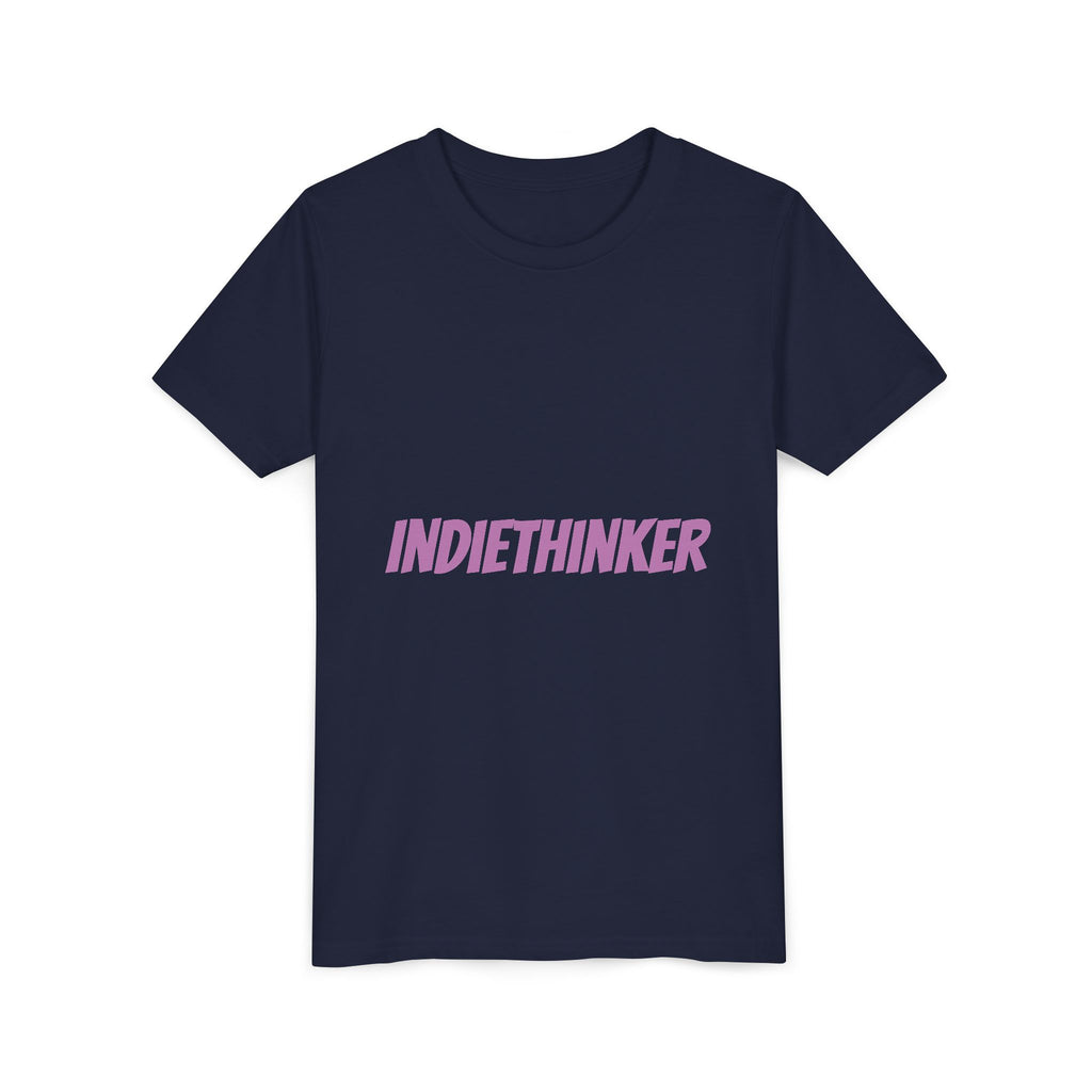 Youth Tee - "IndieThinker" Graphic Tee with "Think 4 Urself" Back Design