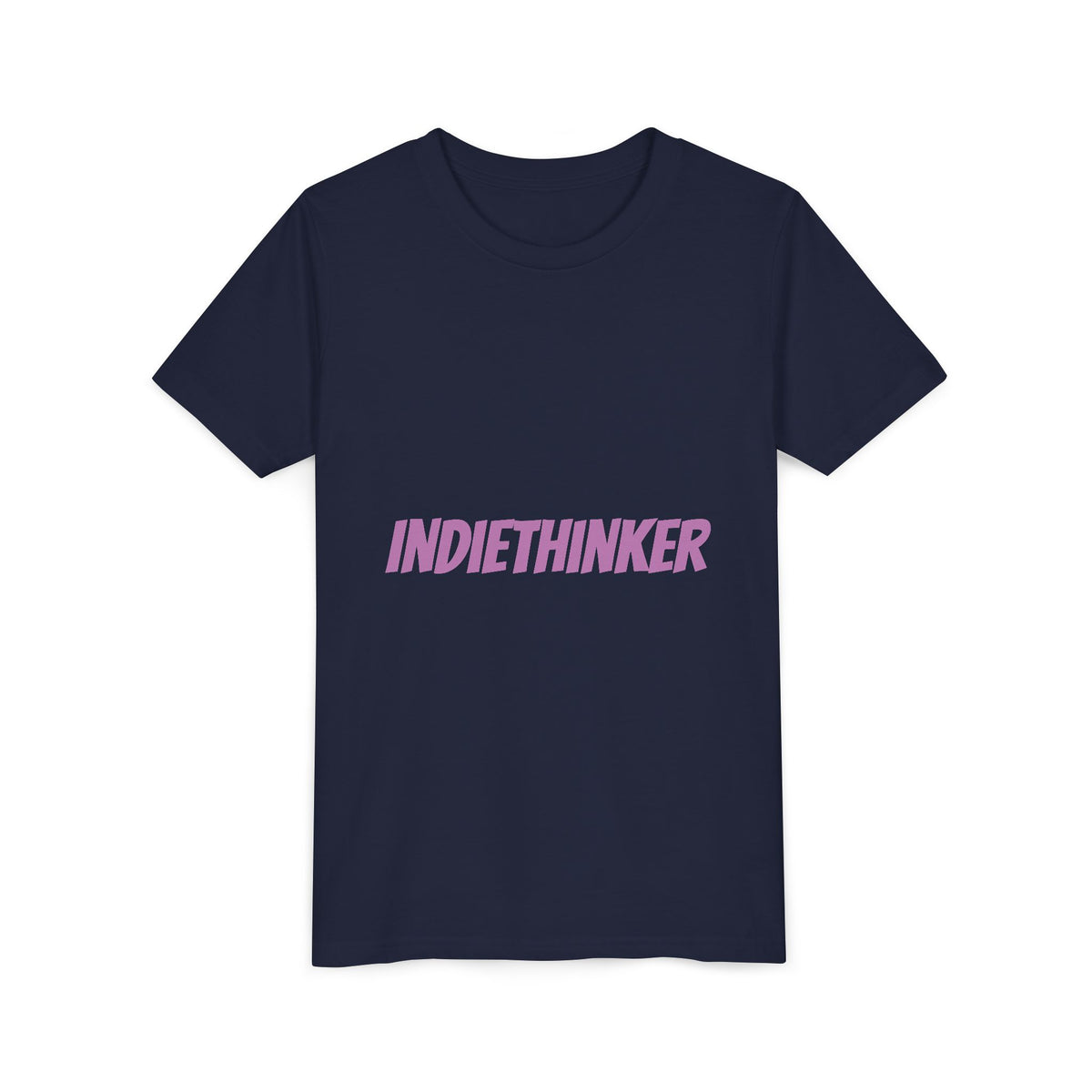 Youth Tee - "IndieThinker" Graphic Tee with "Think 4 Urself" Back Design