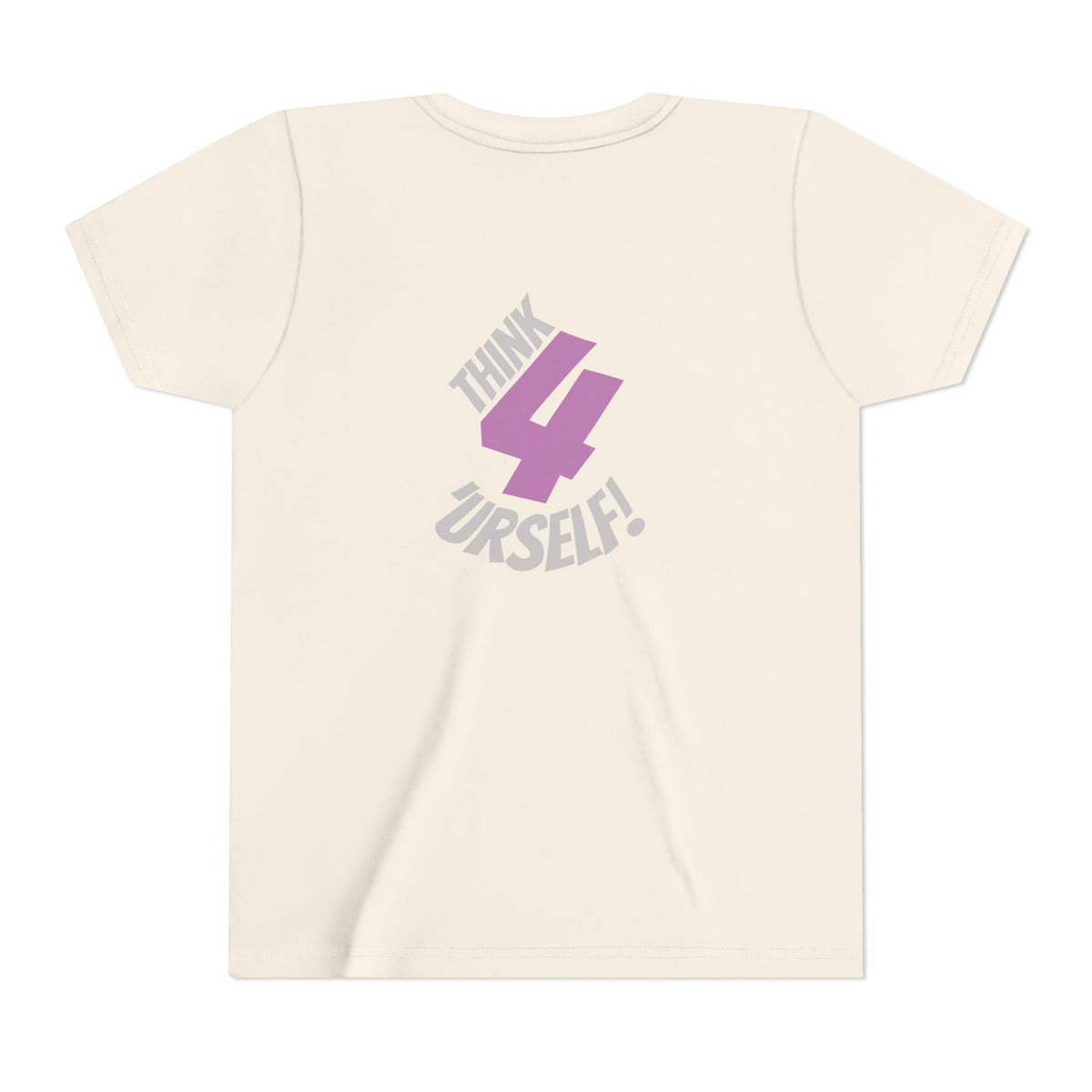 Youth Tee - "IndieThinker" Graphic Tee with "Think 4 Urself" Back Design