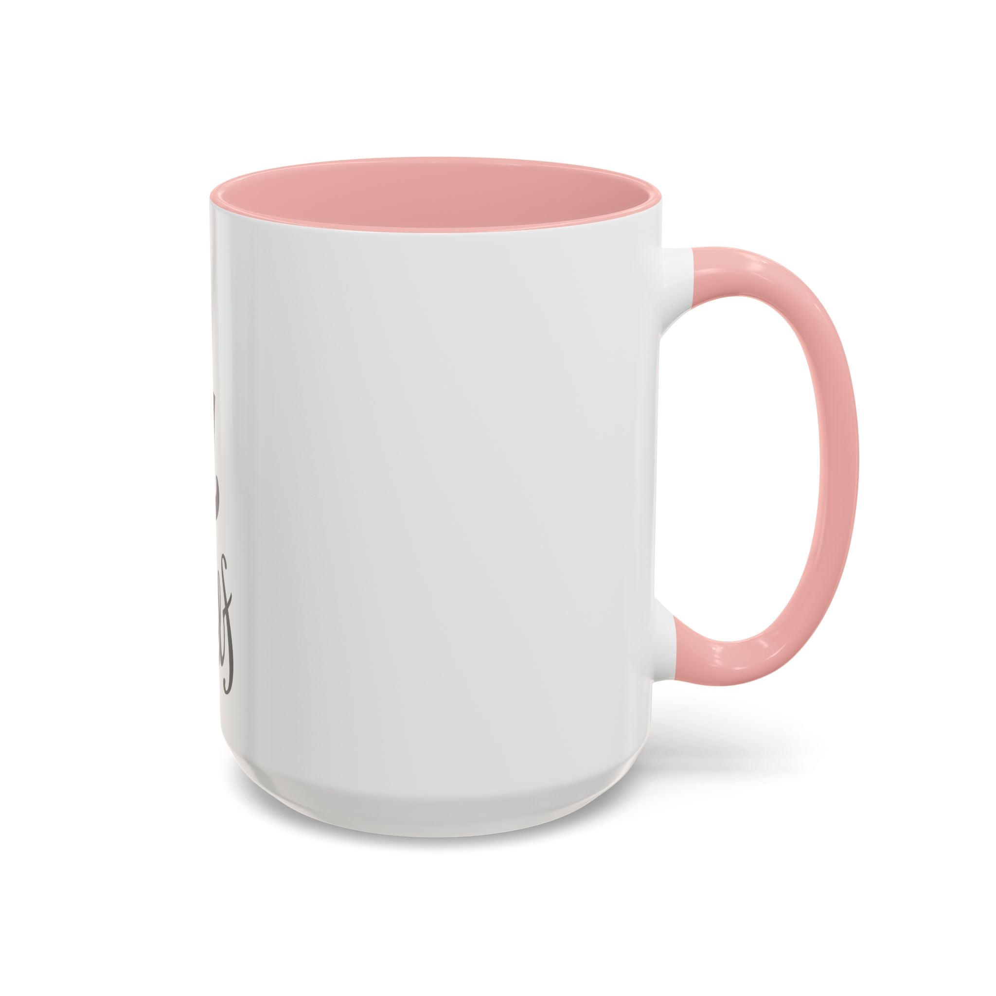 Think 4 Urself Accent Coffee Mug — Motivational Black & White Ceramic Mug