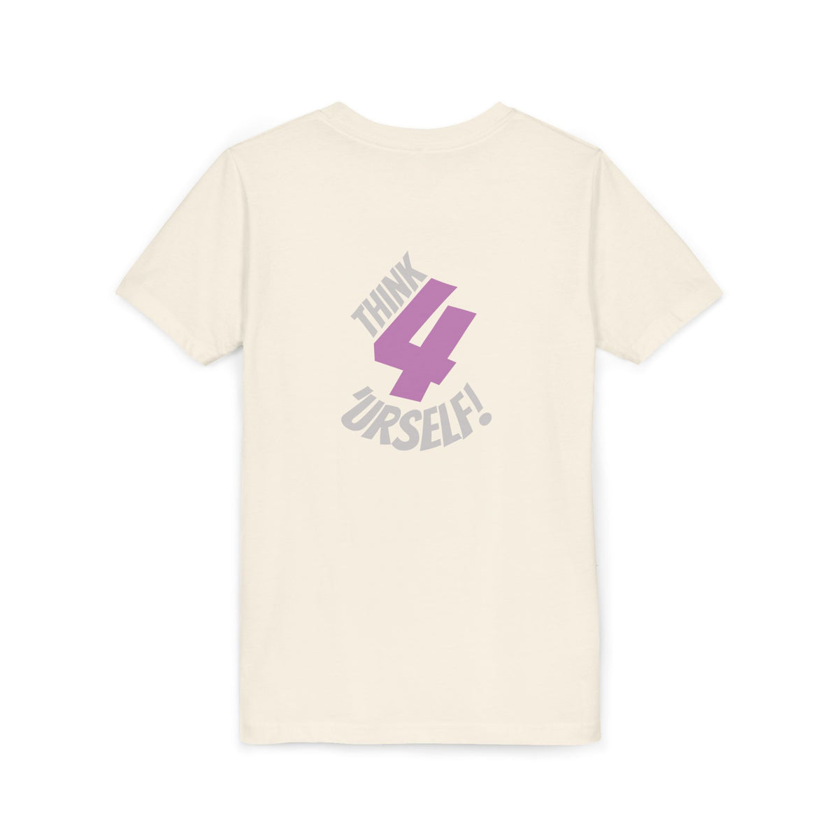 Youth Tee - "IndieThinker" Graphic Tee with "Think 4 Urself" Back Design