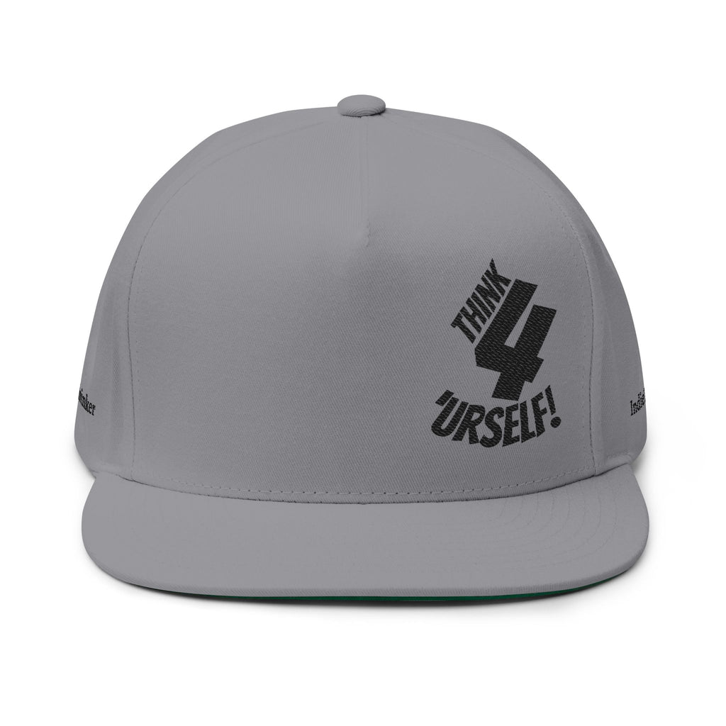 Embroidered "Think 4 'Urself!" Snapback