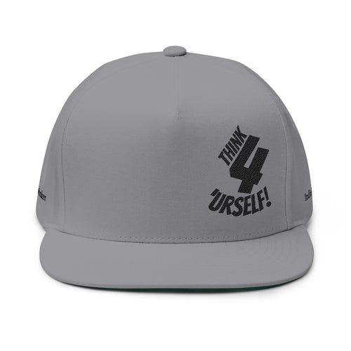 Embroidered "Think 4 'Urself!" Snapback