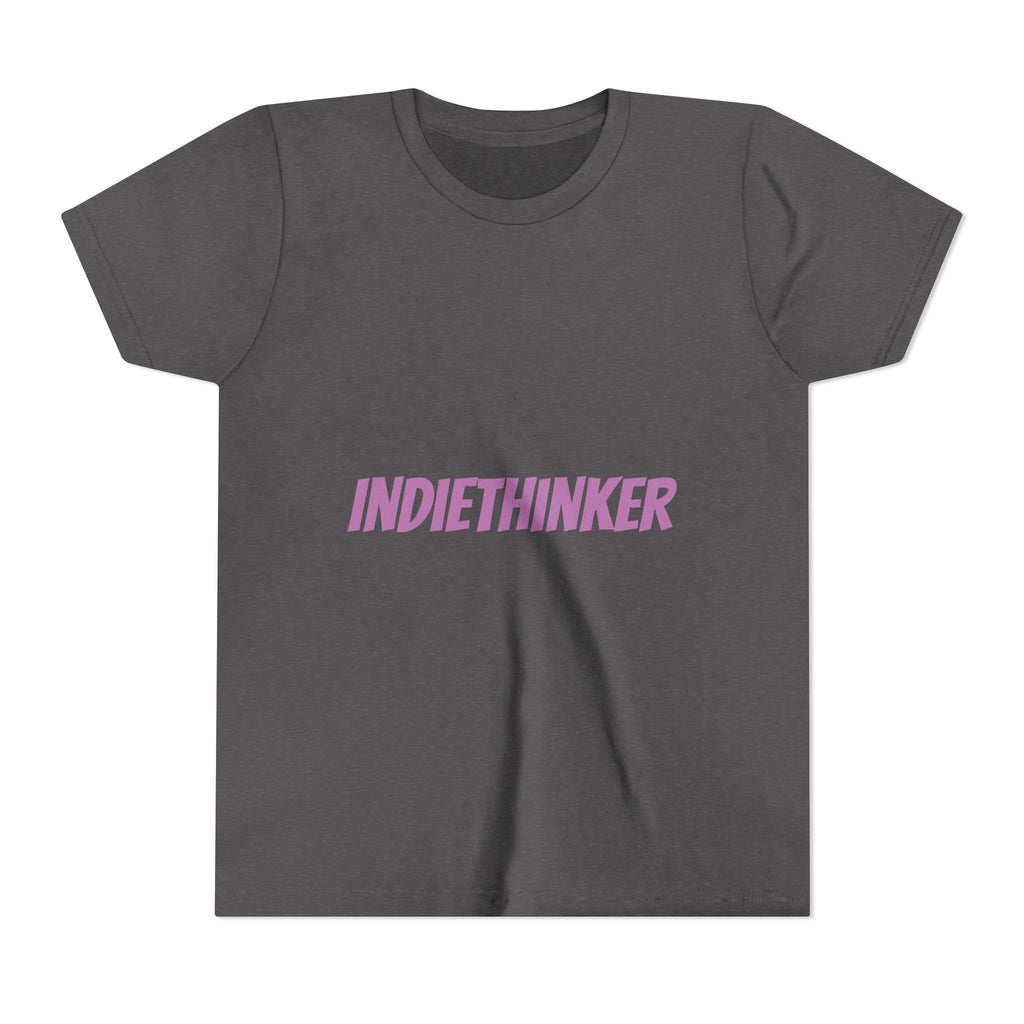 Youth Tee - "IndieThinker" Graphic Tee with "Think 4 Urself" Back Design