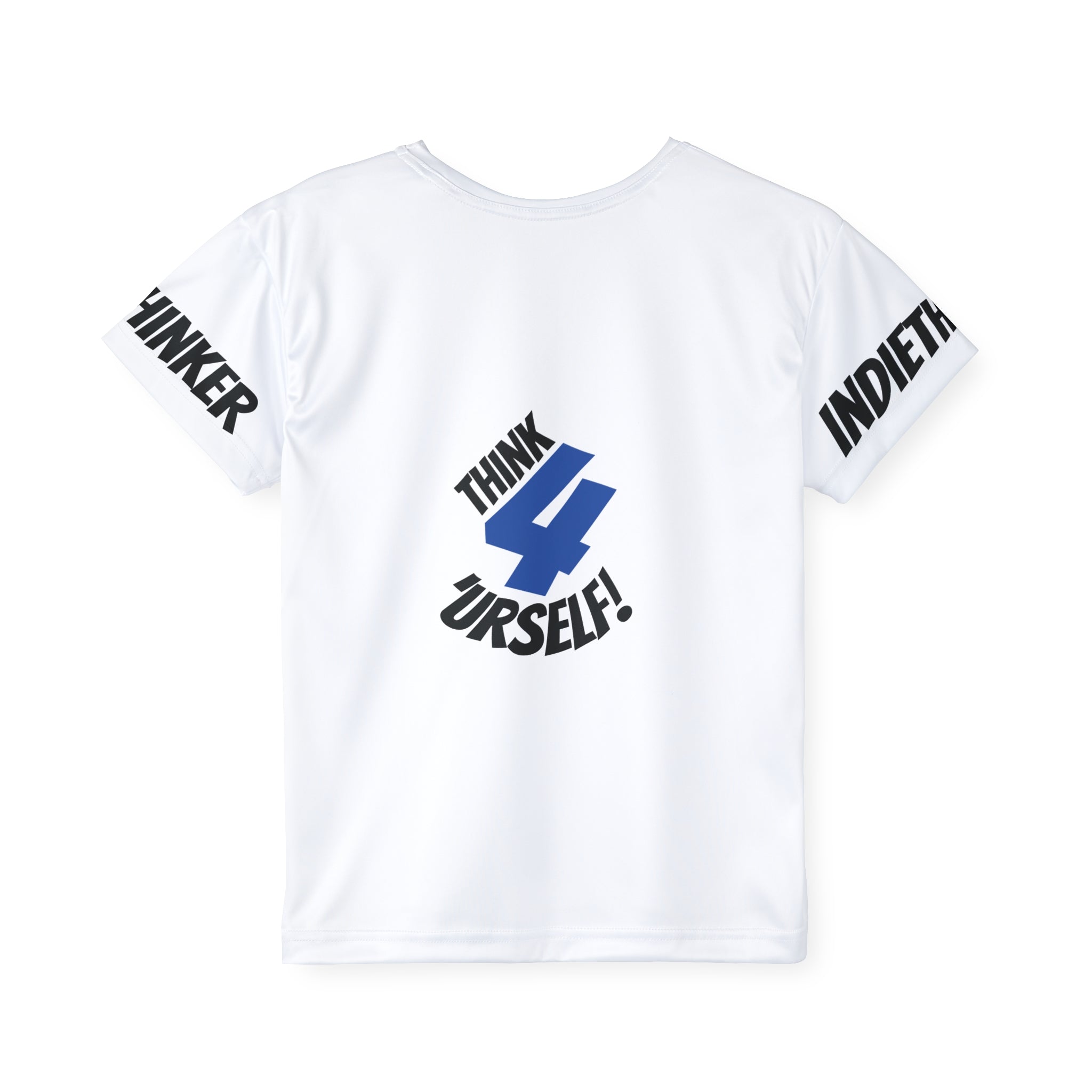 Kids Jersey — "IndieThinker" Think 4 Yourself! Athletic Tee