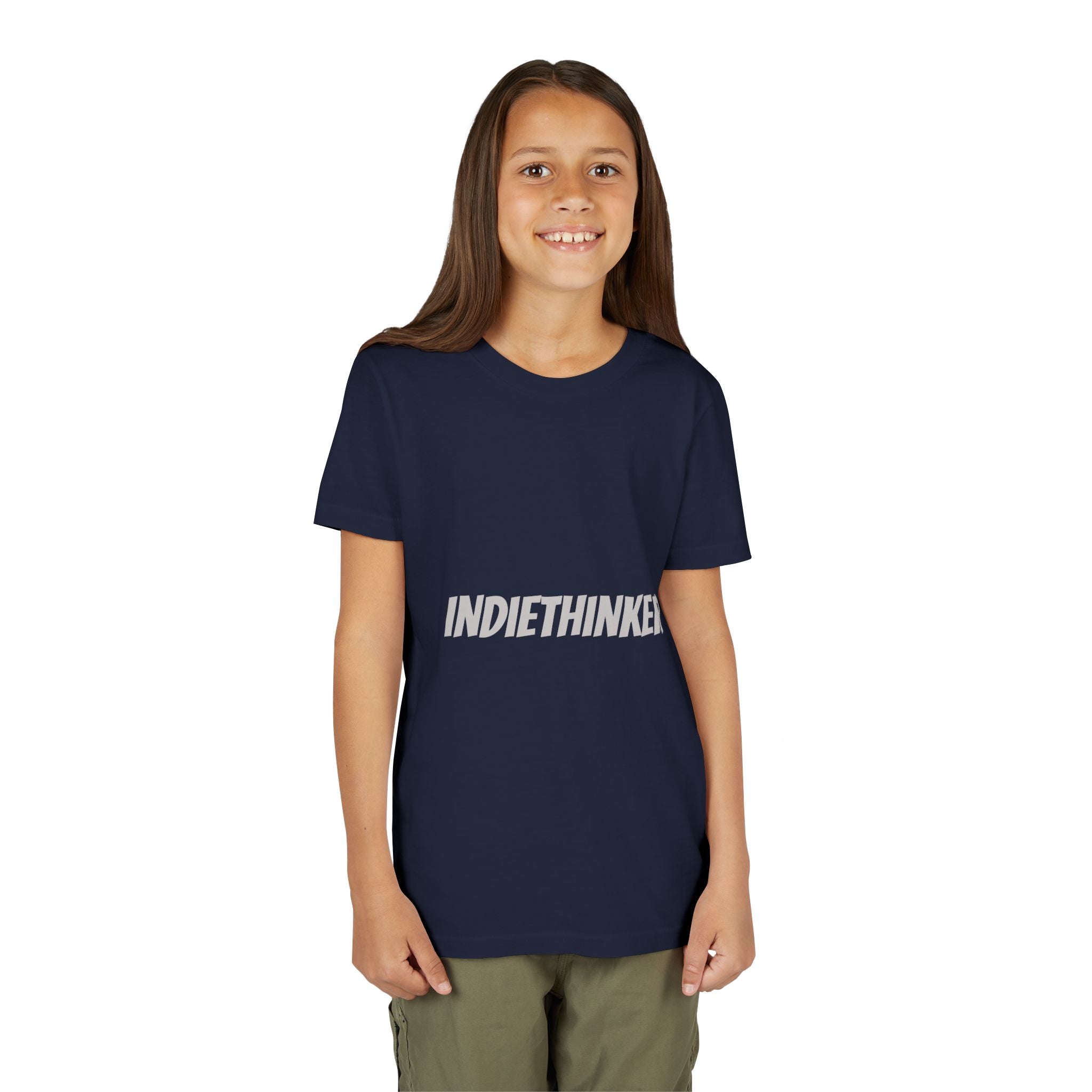Youth Tee - "IndieThinker" Graphic Tee with "Think 4 Urself" Back Design