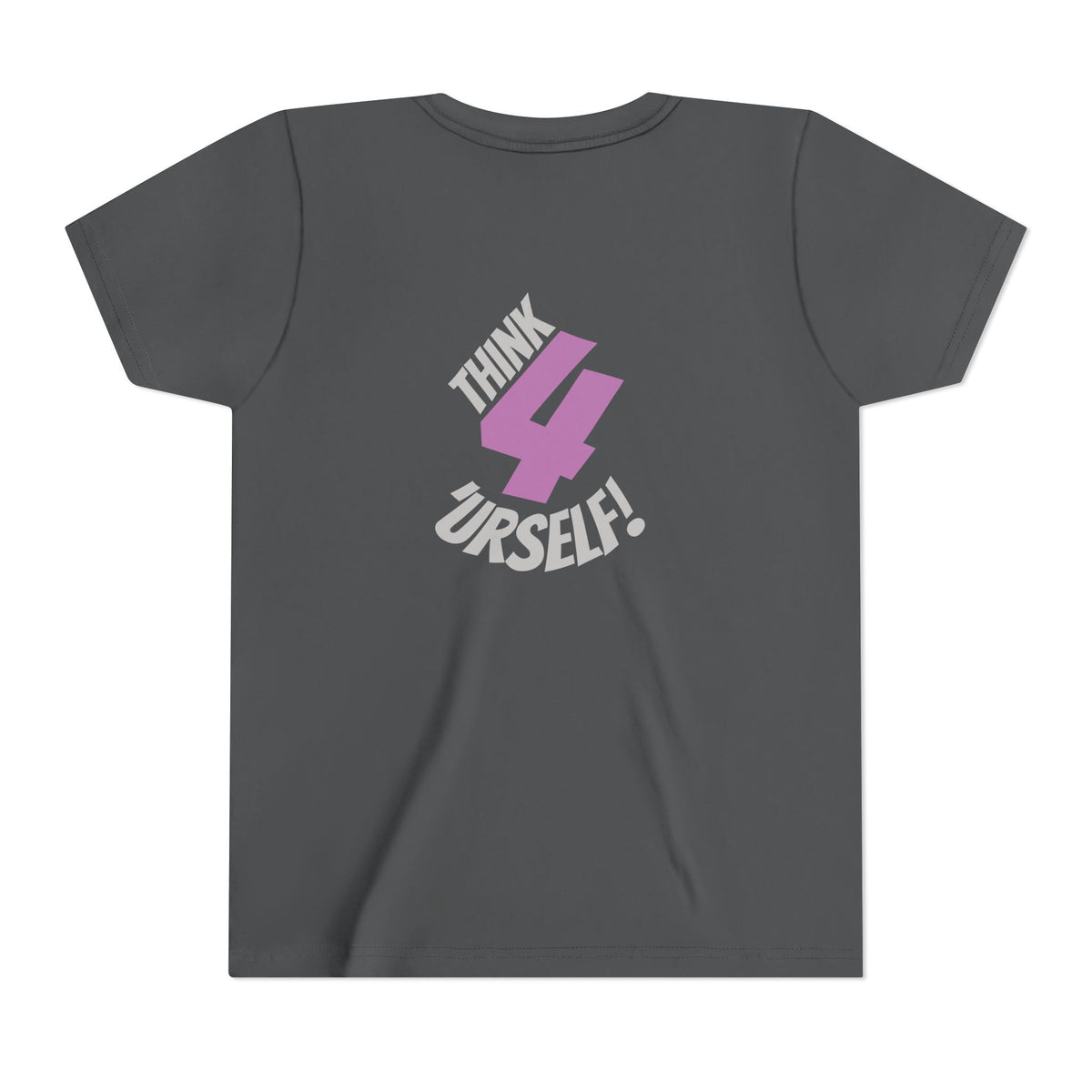 Youth Tee - "IndieThinker" Graphic Tee with "Think 4 Urself" Back Design