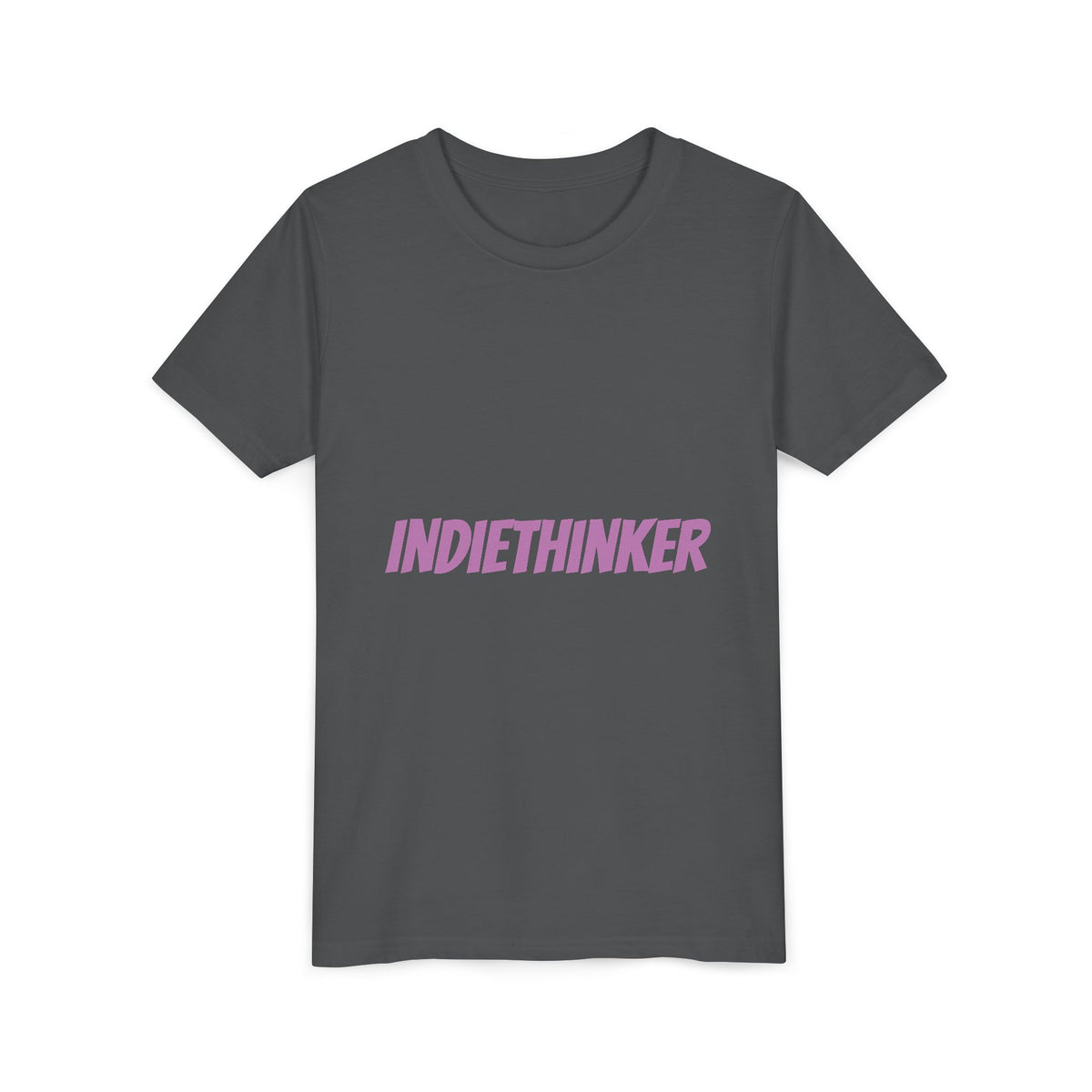 Youth Tee - "IndieThinker" Graphic Tee with "Think 4 Urself" Back Design