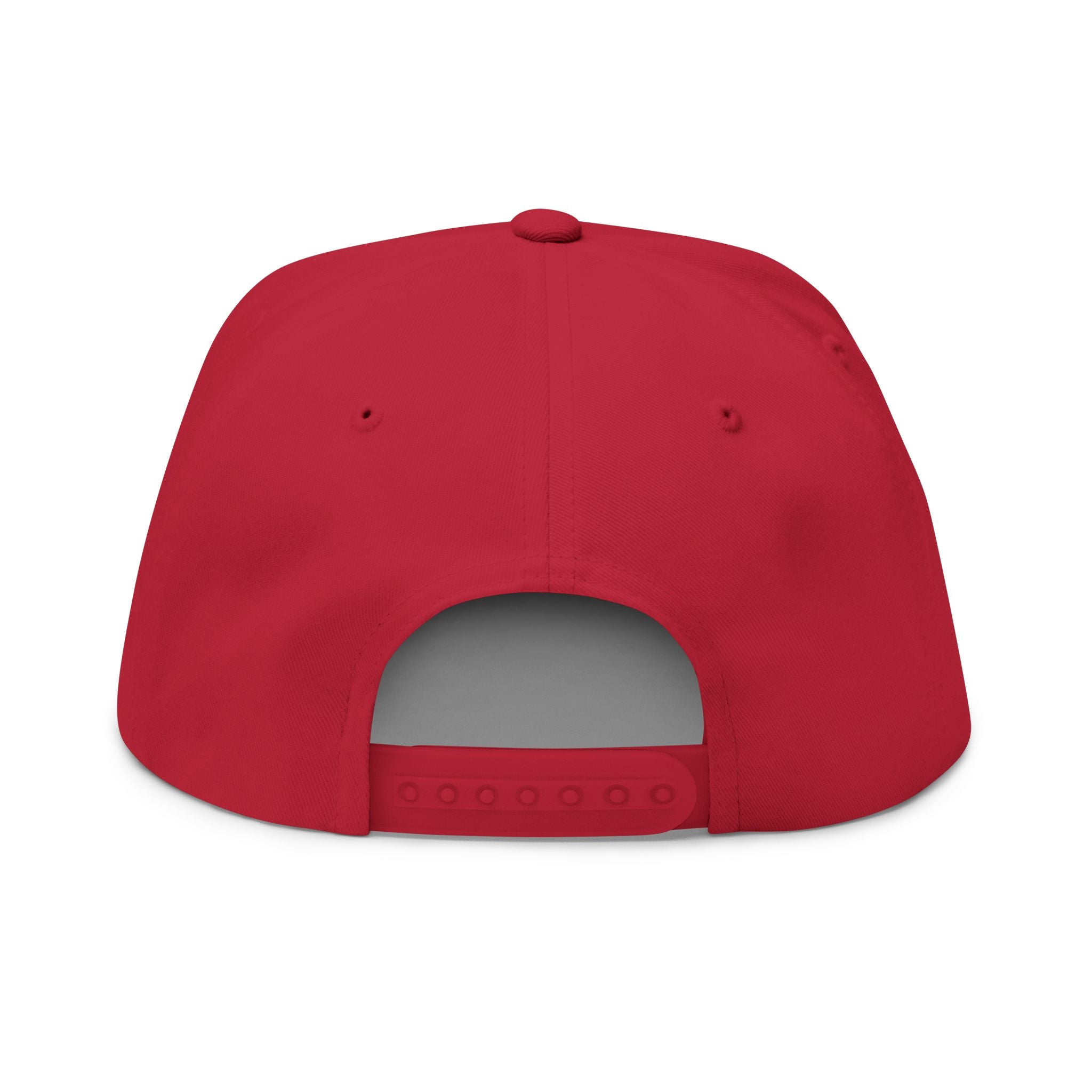 Expression of Warmth Flat Bill Cap — Embroidered "Think 4 'Urself!" Snapback