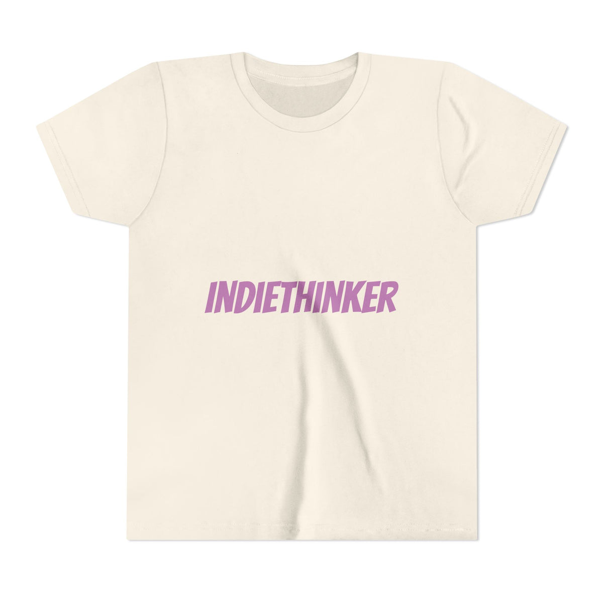 Youth Tee - "IndieThinker" Graphic Tee with "Think 4 Urself" Back Design