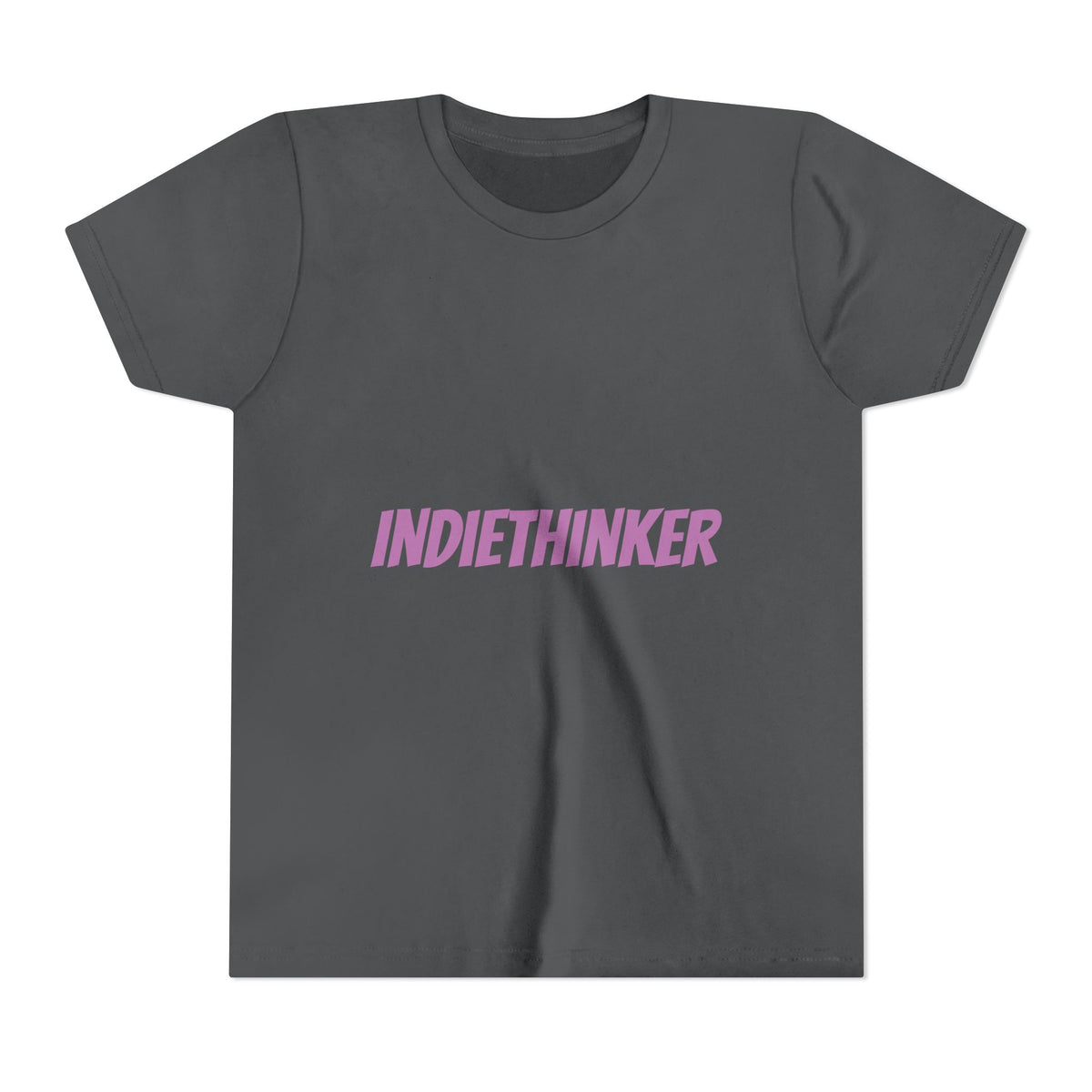Youth Tee - "IndieThinker" Graphic Tee with "Think 4 Urself" Back Design