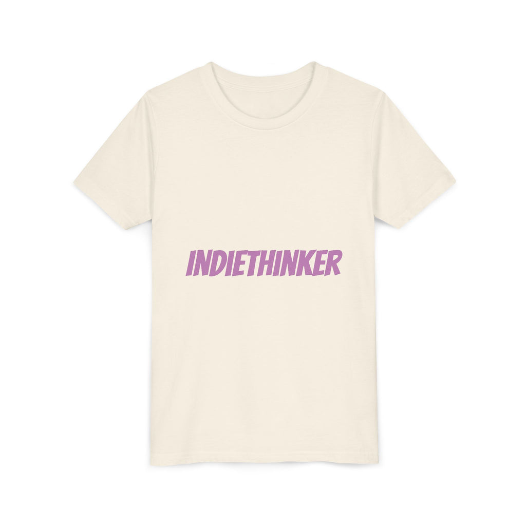 Youth Tee - "IndieThinker" Graphic Tee with "Think 4 Urself" Back Design