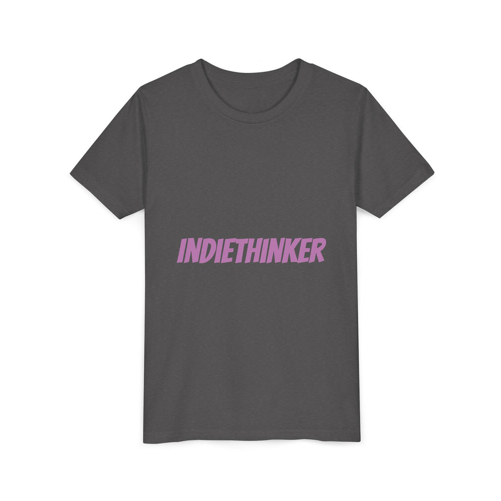 Youth Tee - "IndieThinker" Graphic Tee with "Think 4 Urself" Back Design