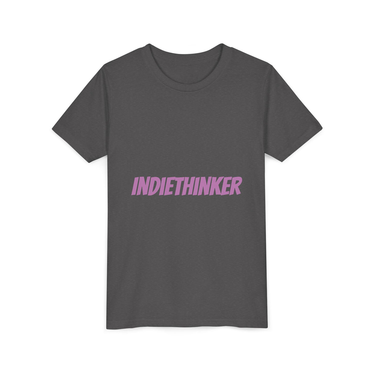 Youth Tee - "IndieThinker" Graphic Tee with "Think 4 Urself" Back Design