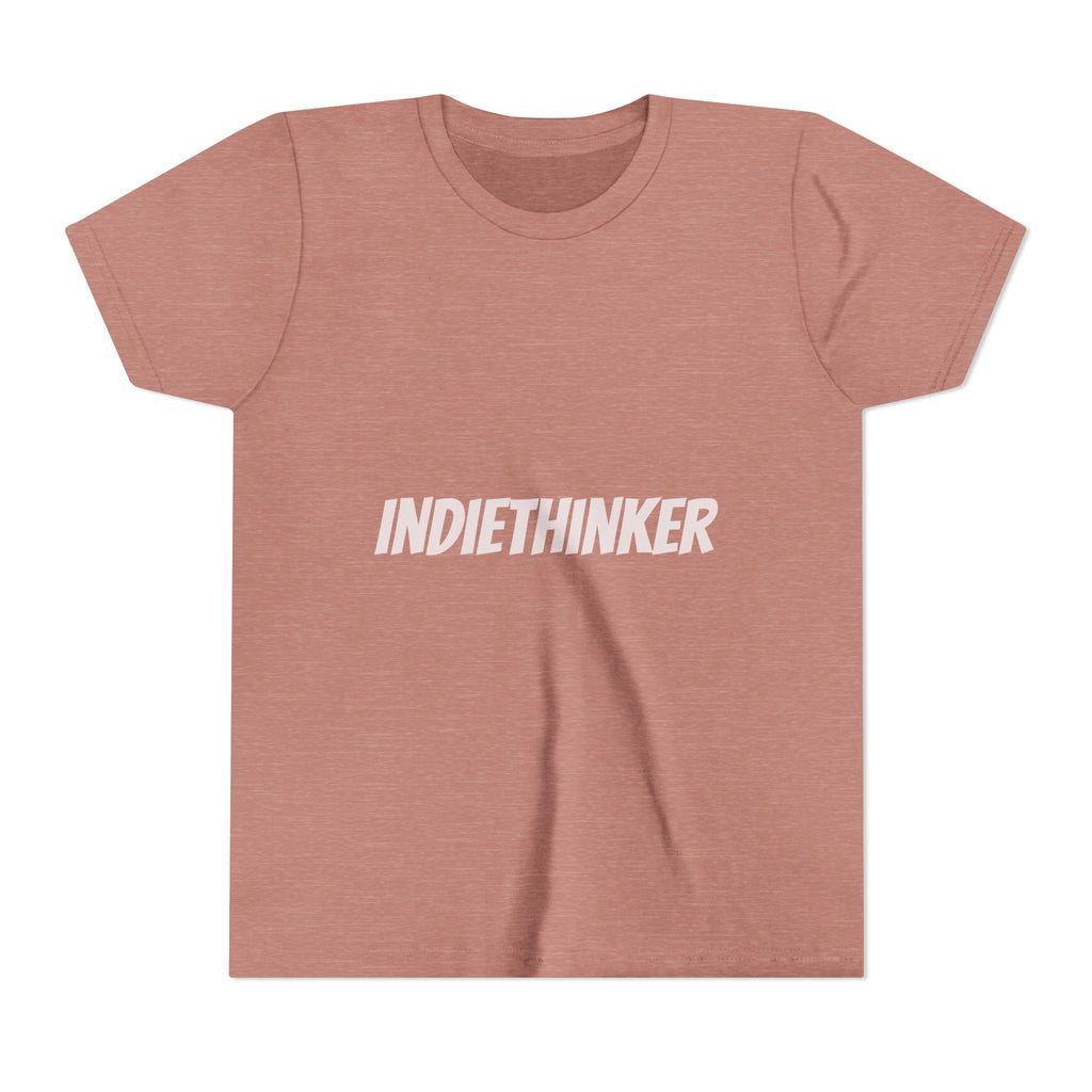 Youth Tee - "IndieThinker" Graphic Tee with "Think 4 Urself" Back Design