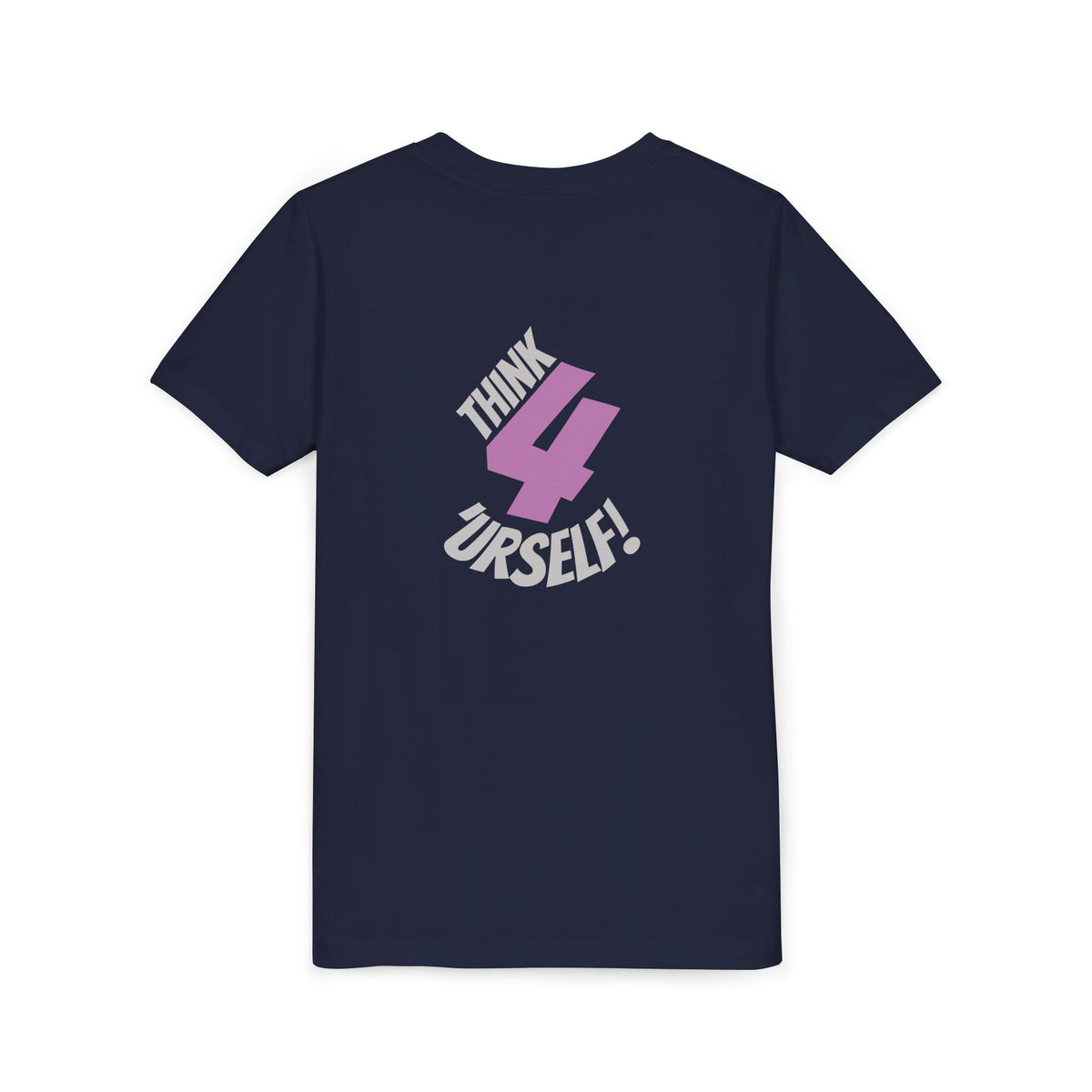 Youth Tee - "IndieThinker" Graphic Tee with "Think 4 Urself" Back Design