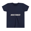 Youth Tee - "IndieThinker" Graphic Tee with "Think 4 Urself" Back Design