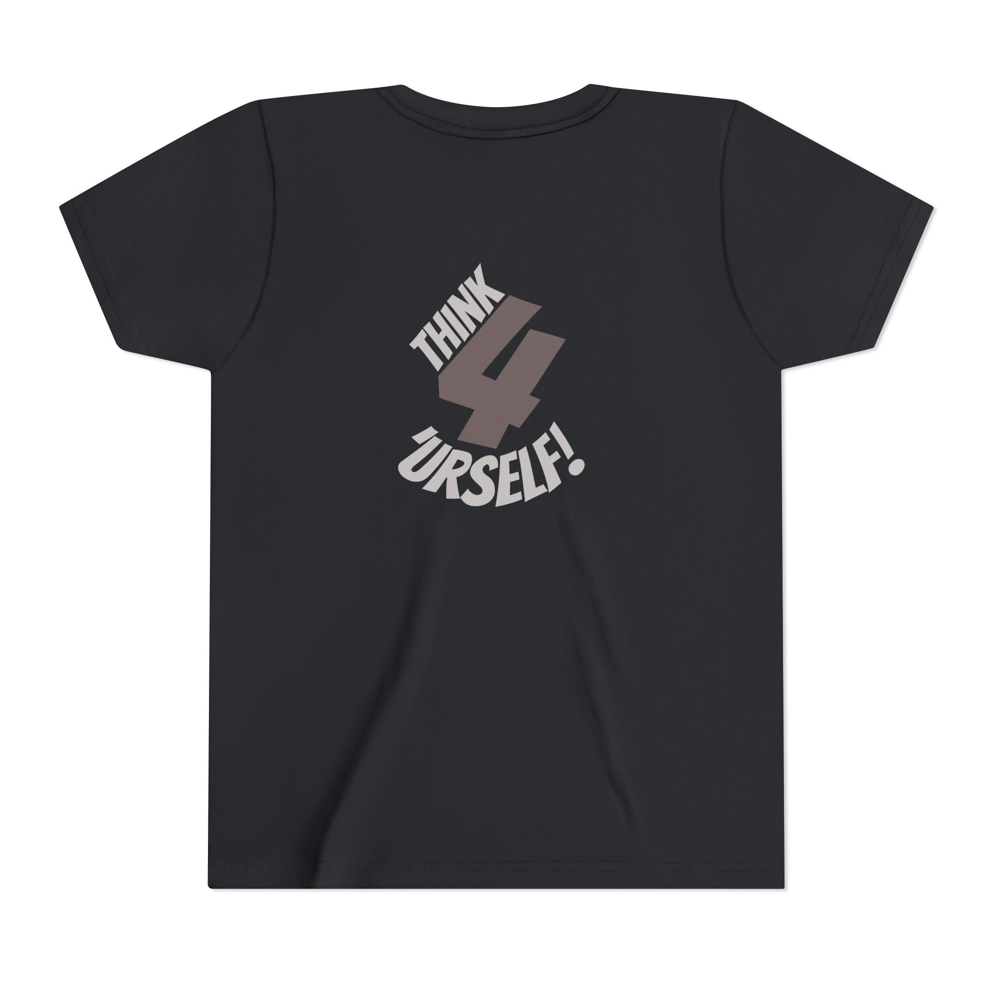 Youth Tee - "IndieThinker" Graphic Tee with "Think 4 Urself" Back Design