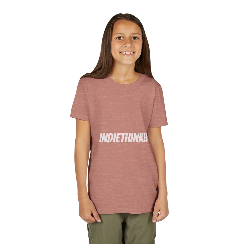Youth Tee - "IndieThinker" Graphic Tee with "Think 4 Urself" Back Design