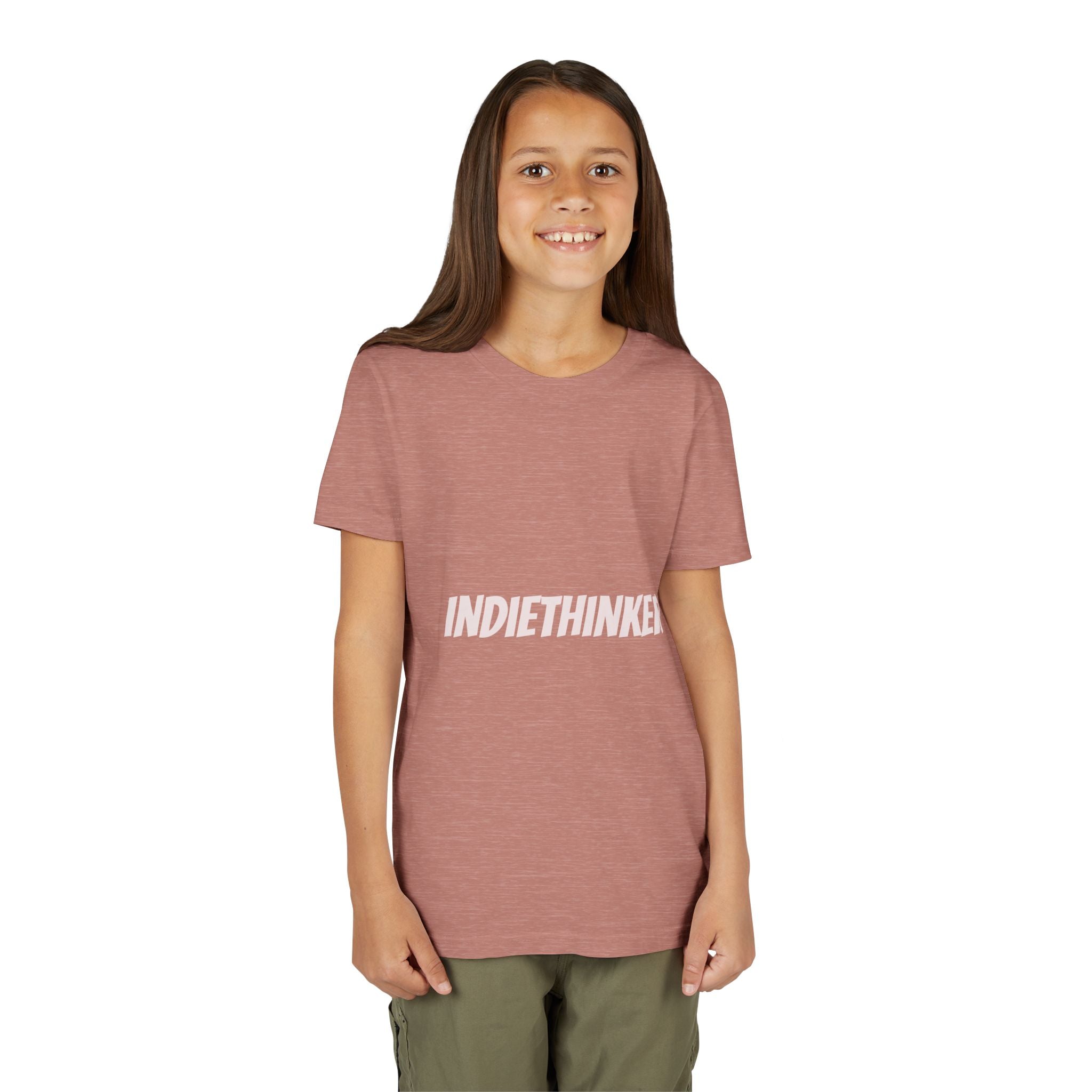 Youth Tee - "IndieThinker" Graphic Tee with "Think 4 Urself" Back Design